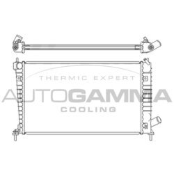 Chladič motora AUTOGAMMA 107050