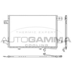 Kondenzátor klimatizácie AUTOGAMMA 107113