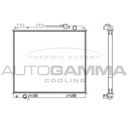 Chladič motora AUTOGAMMA 107232