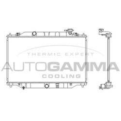 Chladič motora AUTOGAMMA 107280