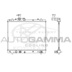 Chladič motora AUTOGAMMA 107463