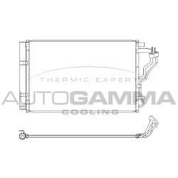 Kondenzátor klimatizácie AUTOGAMMA 107643