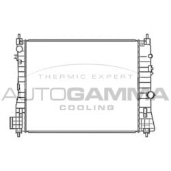 Chladič motora AUTOGAMMA 107896