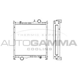 Chladič motora AUTOGAMMA 400804