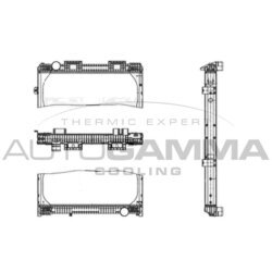 Chladič motora AUTOGAMMA 404732