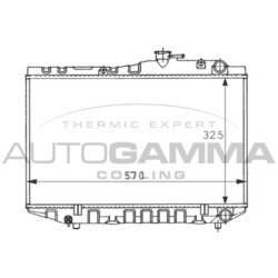 Chladič motora AUTOGAMMA 101018