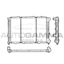 Chladič motora AUTOGAMMA 101146