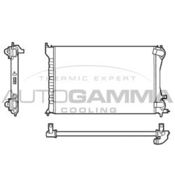 Chladič motora AUTOGAMMA 101303