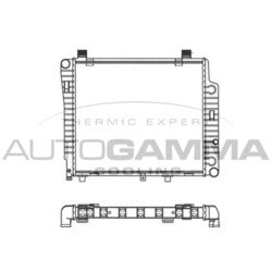 Chladič motora AUTOGAMMA 101318