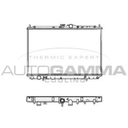 Chladič motora AUTOGAMMA 102171