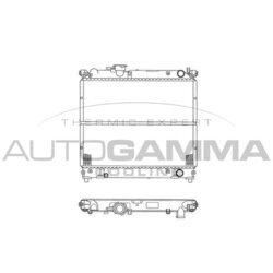 Chladič motora AUTOGAMMA 102341