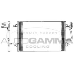 Kondenzátor klimatizácie AUTOGAMMA 102603