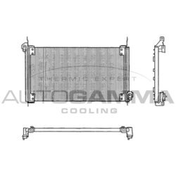 Kondenzátor klimatizácie AUTOGAMMA 102629