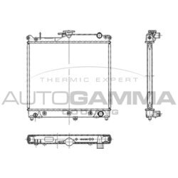 Chladič motora AUTOGAMMA 103064