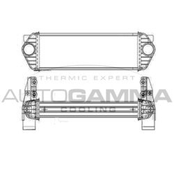 Chladič plniaceho vzduchu AUTOGAMMA 103702