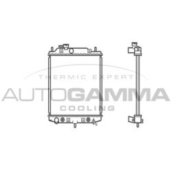 Chladič motora AUTOGAMMA 103910