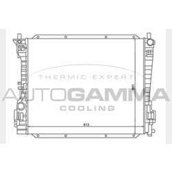 Chladič motora AUTOGAMMA 104638