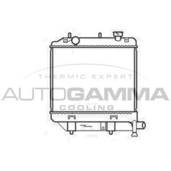 Chladič motora AUTOGAMMA 104676