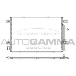 Kondenzátor klimatizácie AUTOGAMMA 105243
