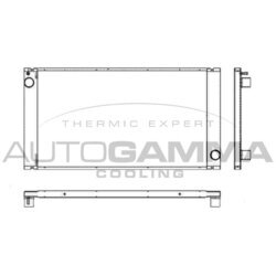 Chladič motora AUTOGAMMA 105249