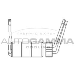 Výmenník tepla vnútorného kúrenia AUTOGAMMA 105419