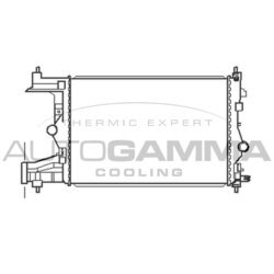 Chladič motora AUTOGAMMA 105443