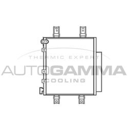 Kondenzátor klimatizácie AUTOGAMMA 105457