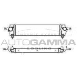 Chladič plniaceho vzduchu AUTOGAMMA 105518