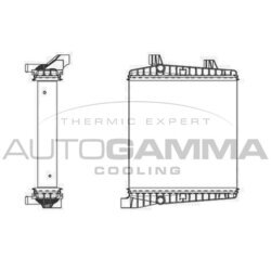 Chladič motora AUTOGAMMA 105682