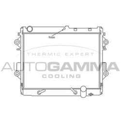 Chladič motora AUTOGAMMA 105700