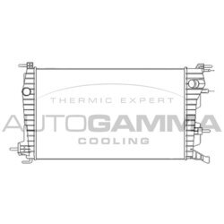 Chladič motora AUTOGAMMA 105715