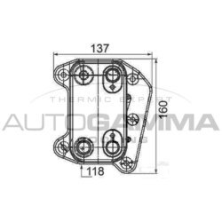 Chladič motorového oleja AUTOGAMMA 105739