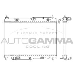 Chladič motora AUTOGAMMA 105774