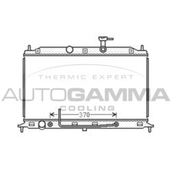 Chladič motora AUTOGAMMA 105920