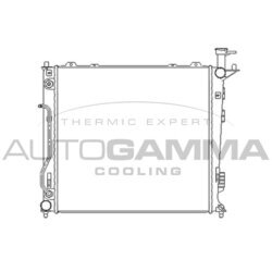 Chladič motora AUTOGAMMA 107028