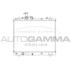 Chladič motora AUTOGAMMA 107282