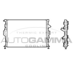 Chladič motora AUTOGAMMA 107318