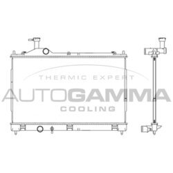 Chladič motora AUTOGAMMA 107345