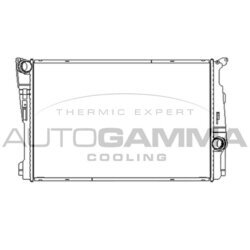 Chladič motora AUTOGAMMA 107412