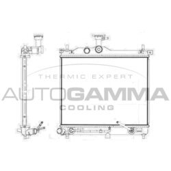 Chladič motora AUTOGAMMA 107580