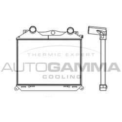 Chladič plniaceho vzduchu AUTOGAMMA 404610