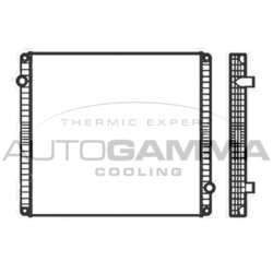 Chladič motora AUTOGAMMA 404992