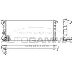Chladič motora AUTOGAMMA 100078