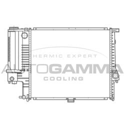 Chladič motora AUTOGAMMA 100125