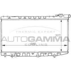 Chladič motora AUTOGAMMA 101019