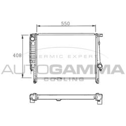 Chladič motora AUTOGAMMA 101368