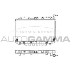 Chladič motora AUTOGAMMA 101388