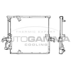 Kondenzátor klimatizácie AUTOGAMMA 101565