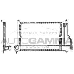 Kondenzátor klimatizácie AUTOGAMMA 101716