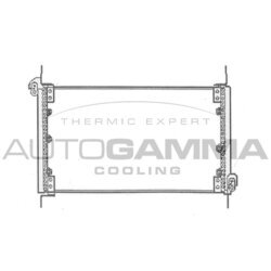 Kondenzátor klimatizácie AUTOGAMMA 101736